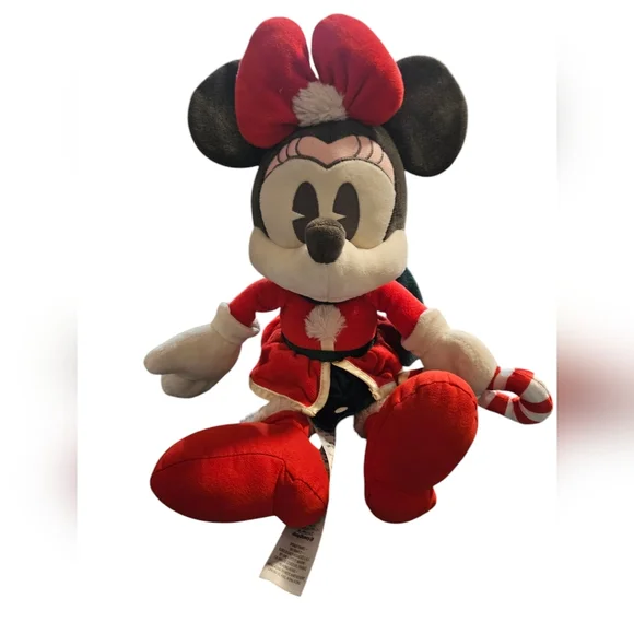 Disney Parks Minnie Cheer with Candy Cane Christmas Holiday Plus 2022 - Picture 1 of 3